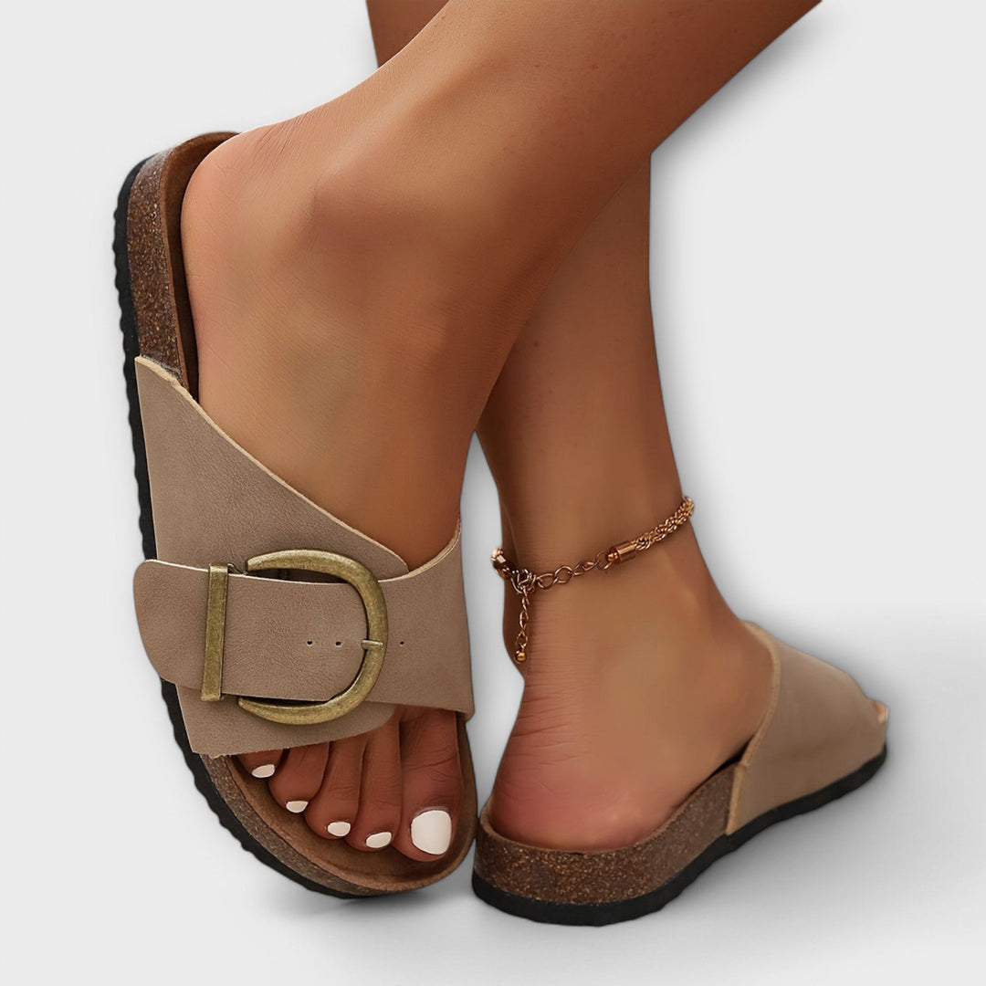 Sandales Orthopédiques Avelina en Cuir Élégant et Confortable
