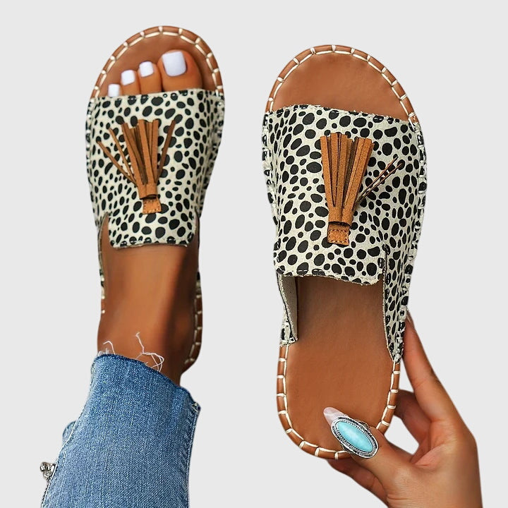 Sandales Orthopédiques Lorraine™ en Cuir Élégant - Maison Claire et Sylvie