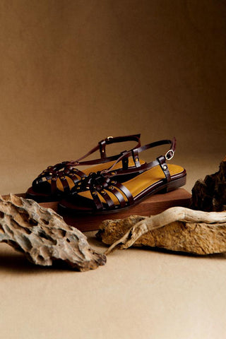 Sandales Artisanales Été en Cuir Blanc | Maison Claire et Sylvie