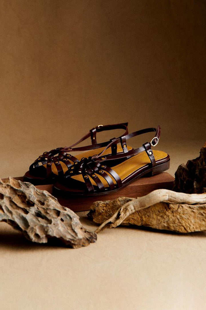 Sandales Artisanales Été en Cuir Blanc | Maison Claire et Sylvie