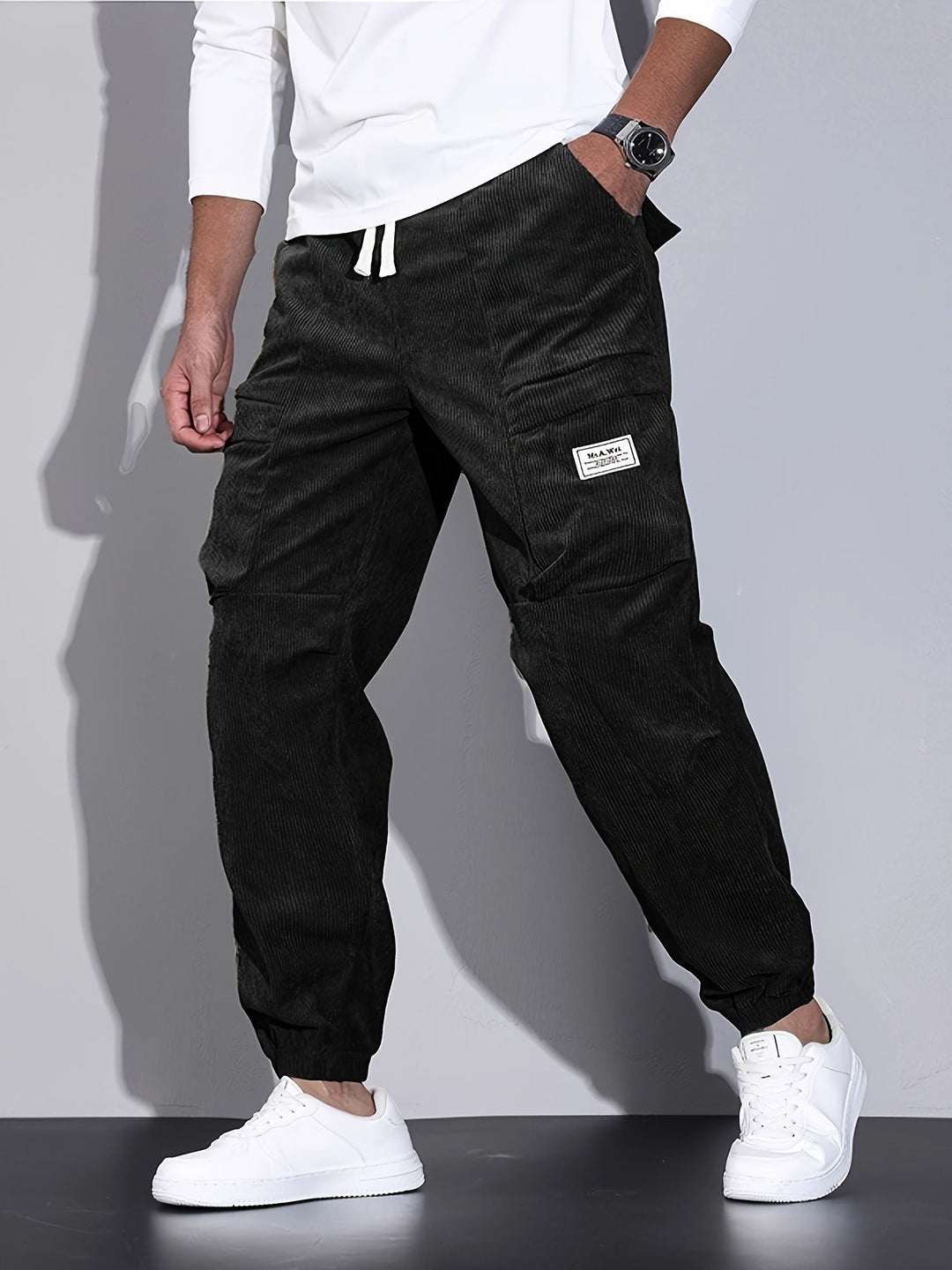Rossi Roma | PANTALON CARGO EN CORDUROY