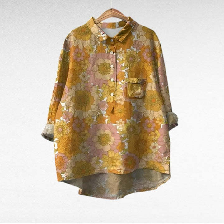 Noémie | Blouse d'été élégante en lin