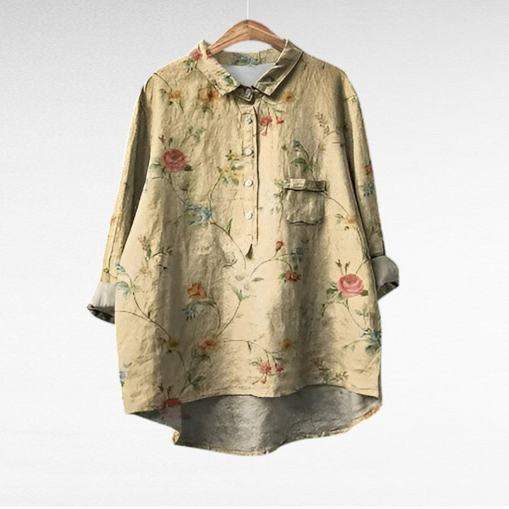 Noémie | Blouse d'été élégante en lin