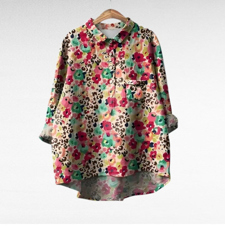 Noémie | Blouse d'été élégante en lin