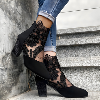 Manon – Bottines dentelle élégantes