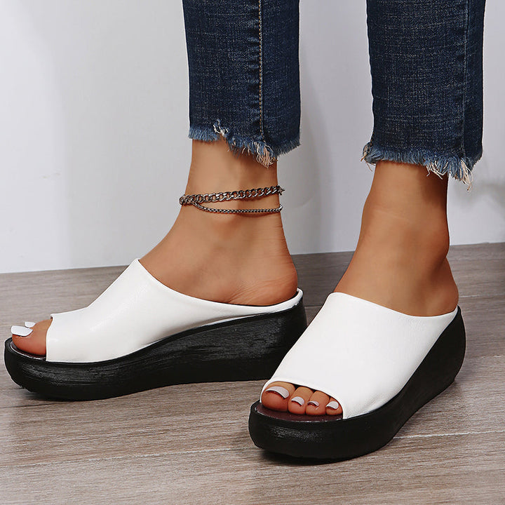Sandales Orthopédiques Élégantes Elsie en Cuir Luxe
