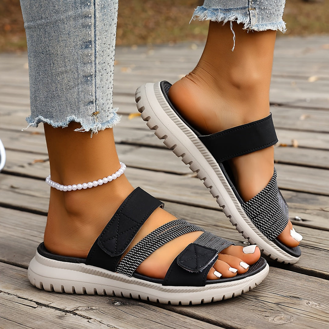 Sandales Orthopédiques Élégantes Marvella en Cuir Luxe