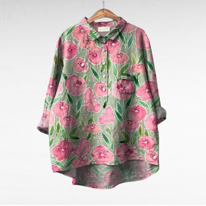 Thérèse | Blouse d'été élégante en lin