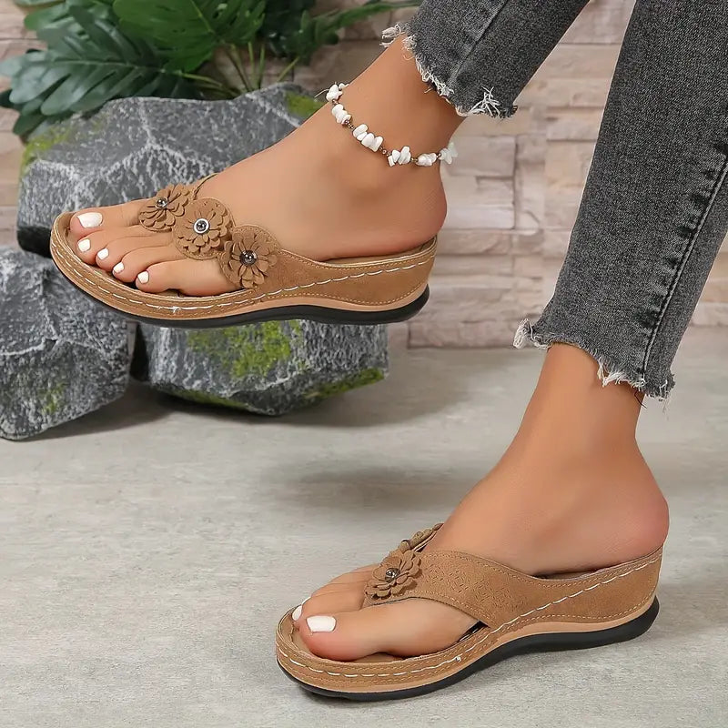 Sandales Orthopédiques Luna Élégance en Cuir Confortable