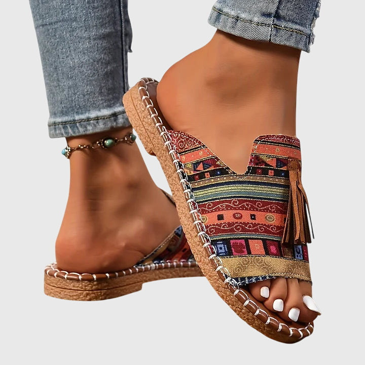 Sandales Orthopédiques Lorraine™ en Cuir Élégant - Maison Claire et Sylvie