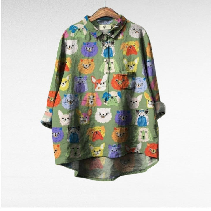 Amélie | Blouse d'été élégante en lin