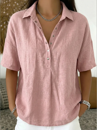 Nora – Blouse Krage Élégante