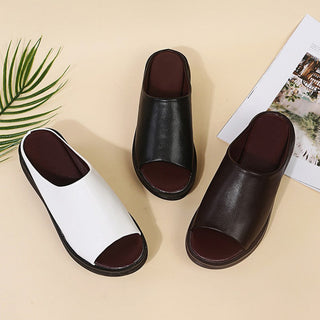 Sandales Orthopédiques Élégantes Elsie en Cuir Luxe