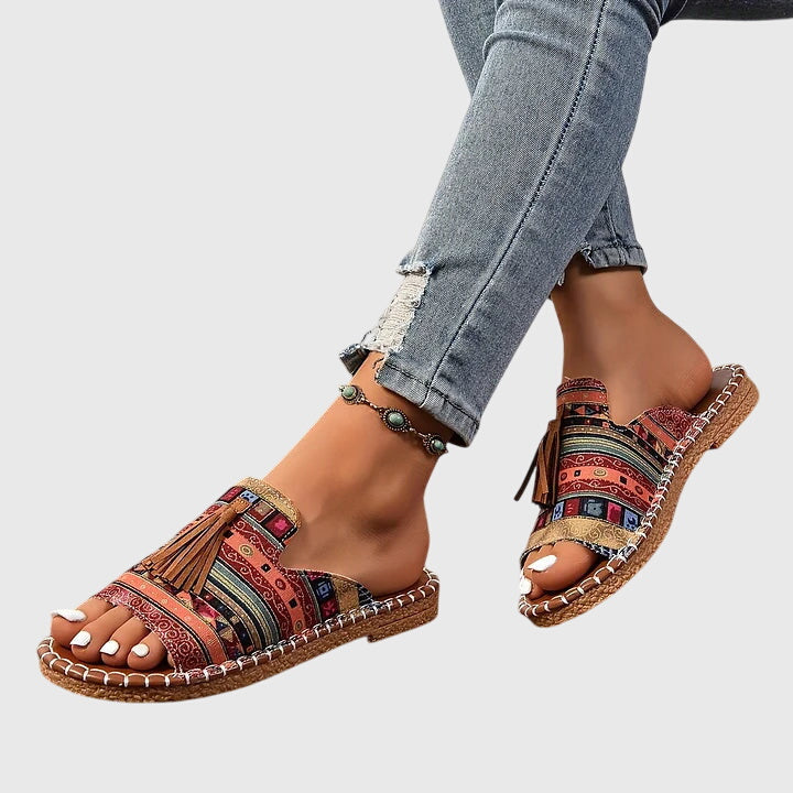 Sandales Orthopédiques Lorraine™ en Cuir Élégant - Maison Claire et Sylvie