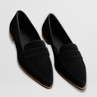 Mules en daim souple avec soutien orthopédique - Maison Claire et Sylvie