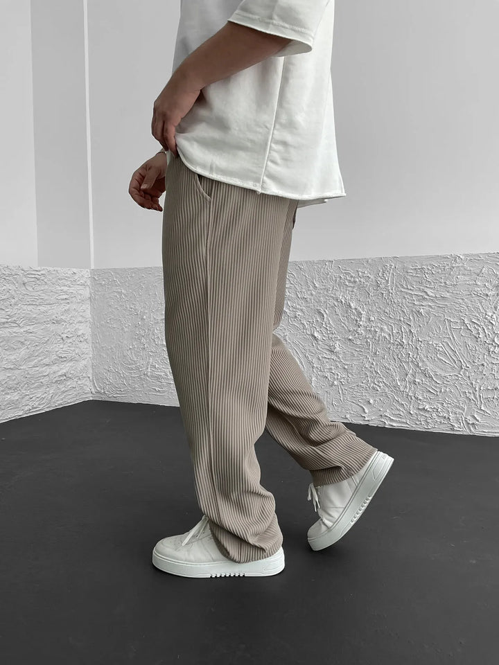 Sami™ - Pantalon confortable côtelé en spandex
