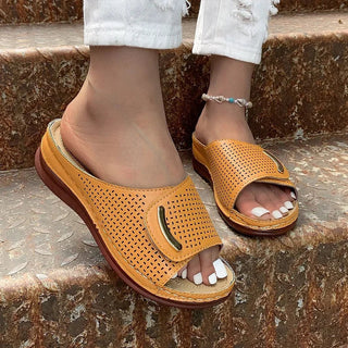 Sandales Urbaines Élégantes Joanna en Cuir Raffiné - Maison Claire et Sylvie