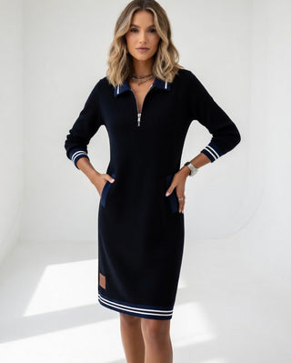 Oréliane™ — Robe polo confortable élégante quotidienne