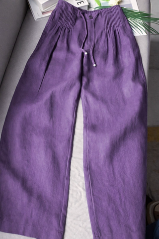 Zofia — Pantalon large en coton léger
