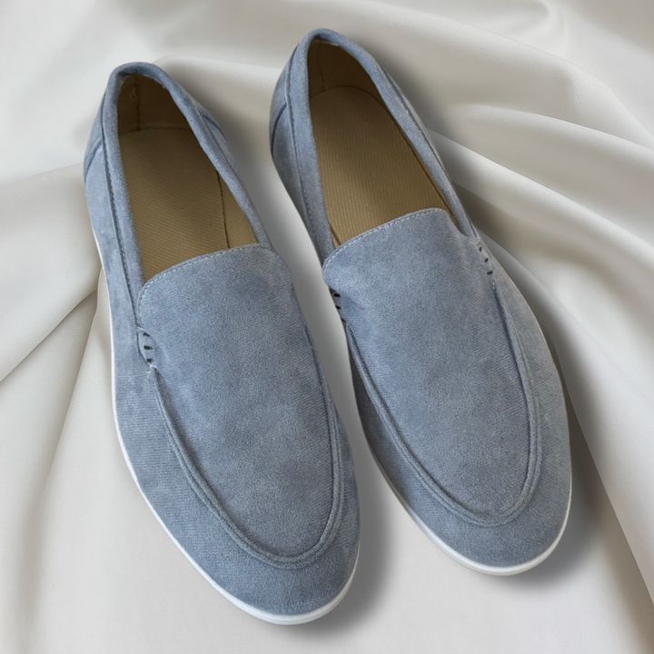Leo™| Élégants mocassins en cuir suédé