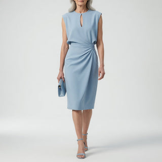 Daphné™ — Robe midi drapée à la taille élégante