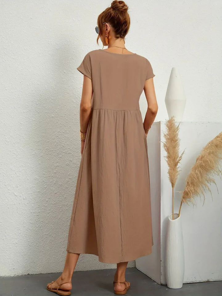 Gabrielle™ - Robe midi fluide élégance intemporelle