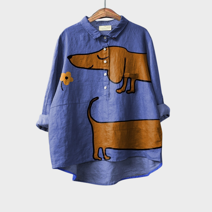 Amélie | Blouse d'été élégante en lin