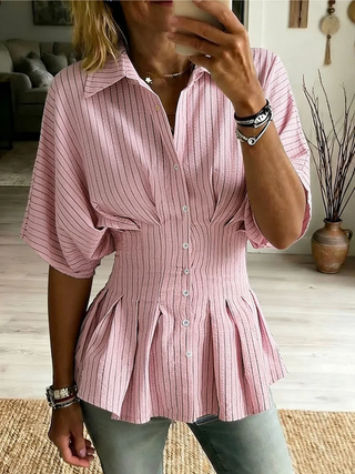 Nora | Blouse Courte à Manches