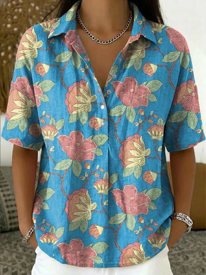 Lynaa | Élégante blouse à fleurs