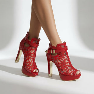 Isabella™ — Bottines dentelle élégance glamour intemporelle