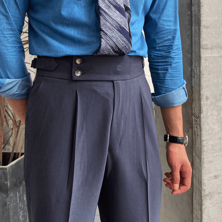 Edward - Pantalons Taille Haute Élégants