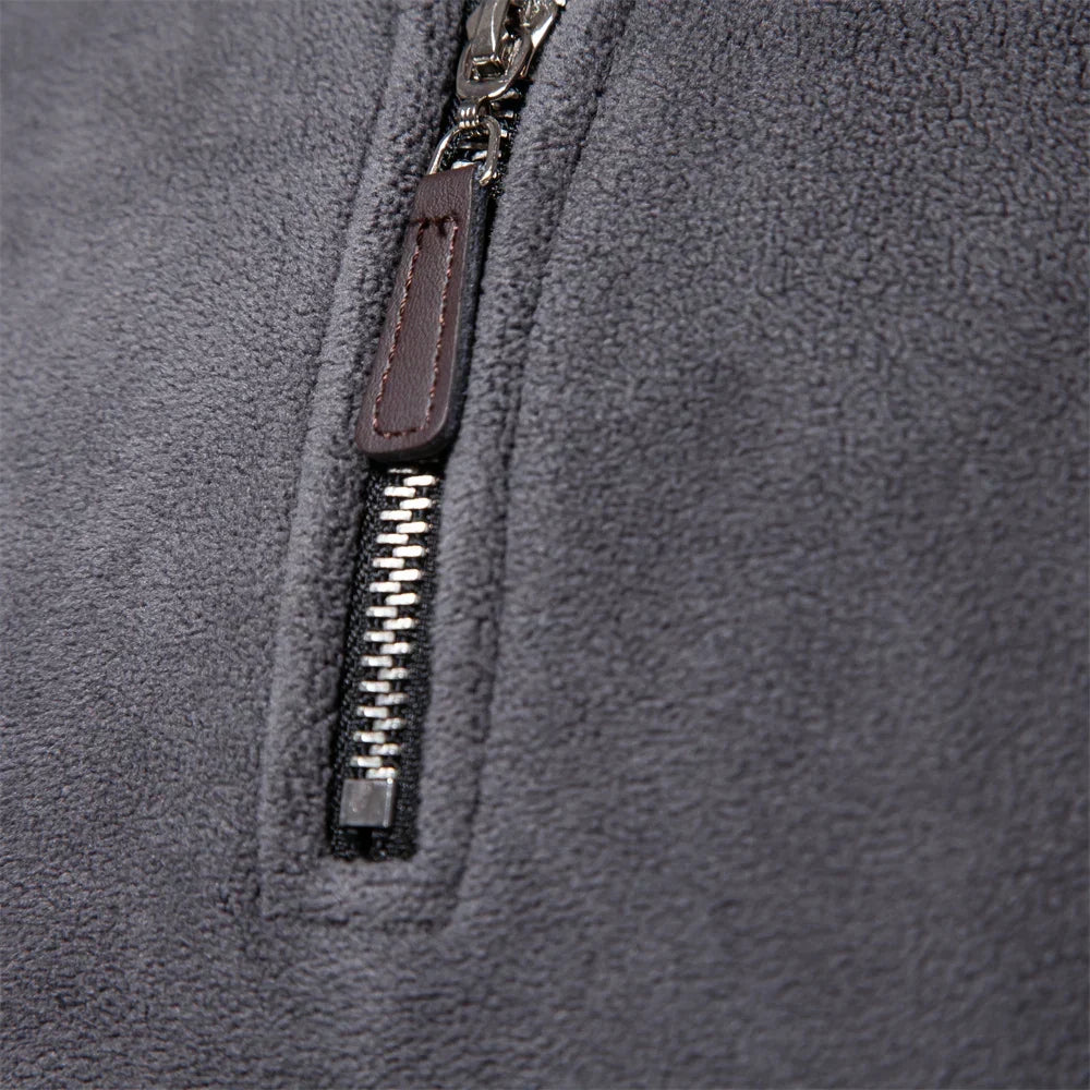 Emil | Pull Polaire Chaud avec Fermeture Éclair