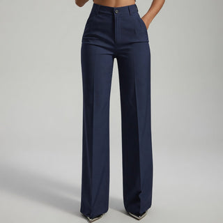 Emilia – Pantalon taille haute élégant