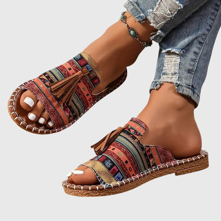 Sandales Orthopédiques Lorraine™ en Cuir Élégant - Maison Claire et Sylvie