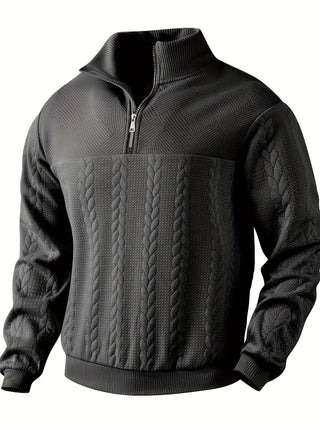 Benoît ™ | Pull vintage à fermeture éclair au design élégant