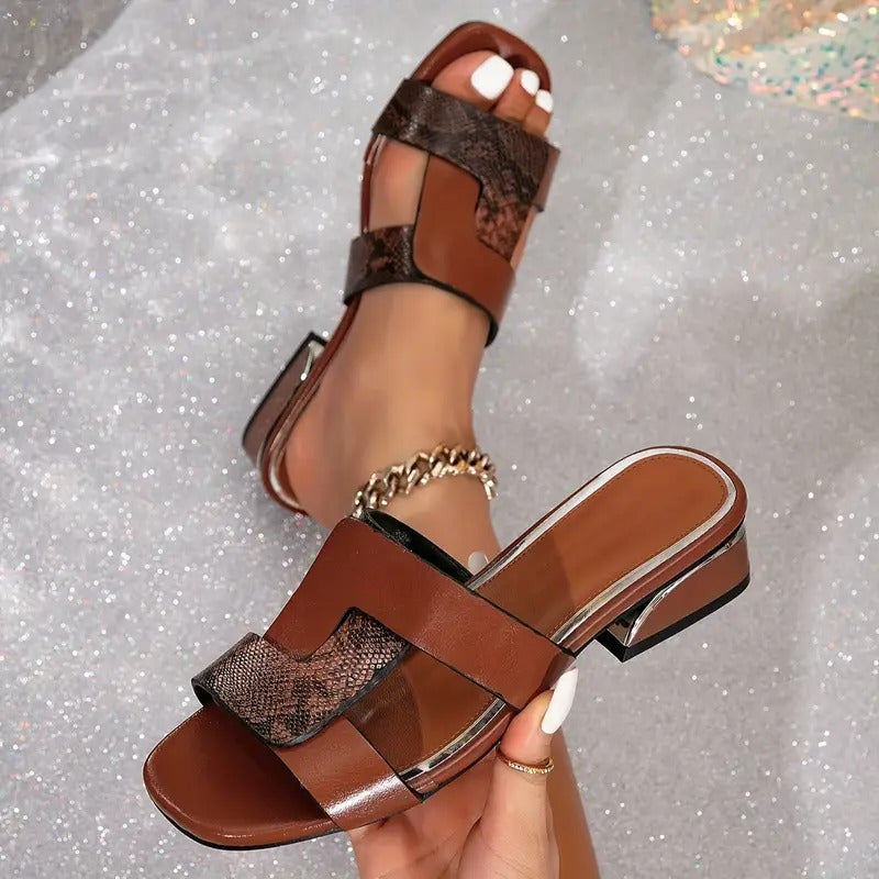 Sandales Orthopédiques Élégantes Selene en Cuir Luxe - Maison Claire et Sylvie