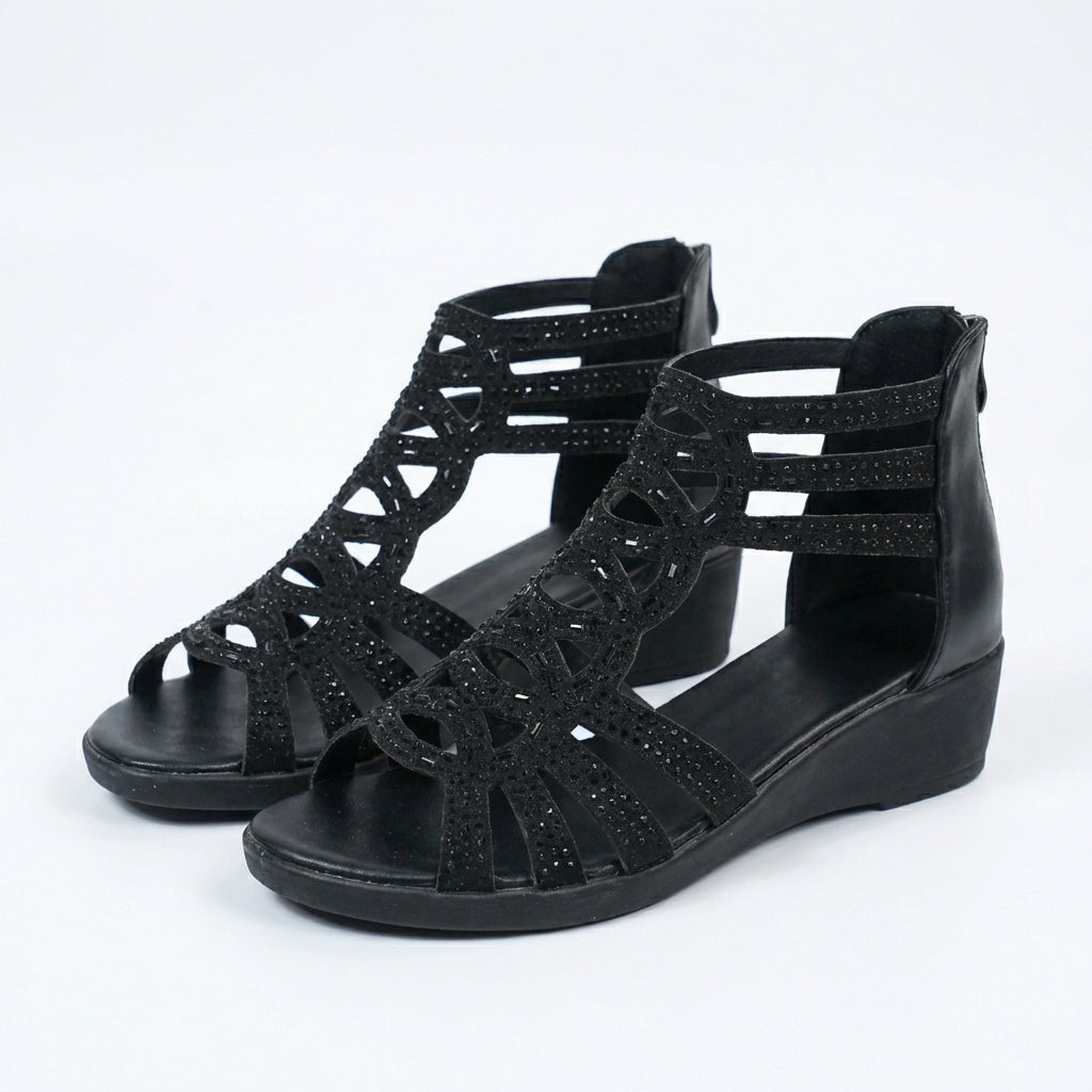 Sandales Orthopédiques Élégantes Arianne en Cuir Chic