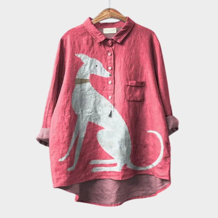 Constance | Blouse d'été élégante en lin