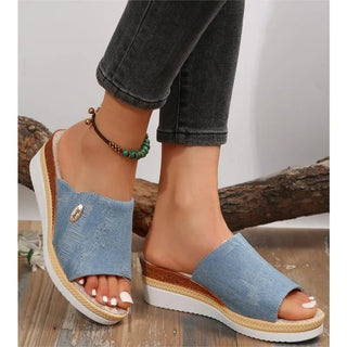Sandales Ergonomiques Talia en Cuir de Luxe – Élégance Inégalée