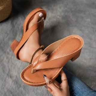 Sandales Élégantes Yasmin en Cuir Souple et Chic