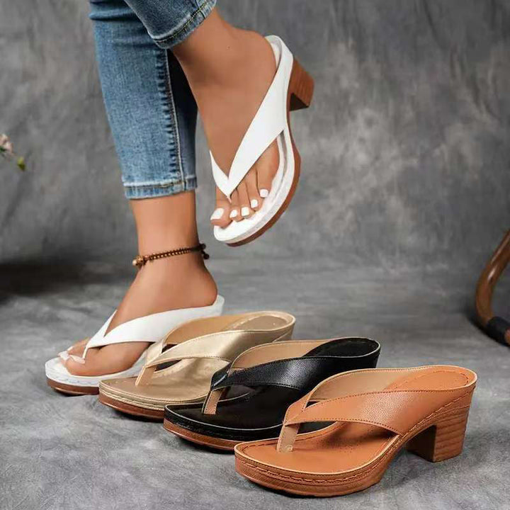 Sandales Élégantes Yasmin en Cuir Souple et Chic