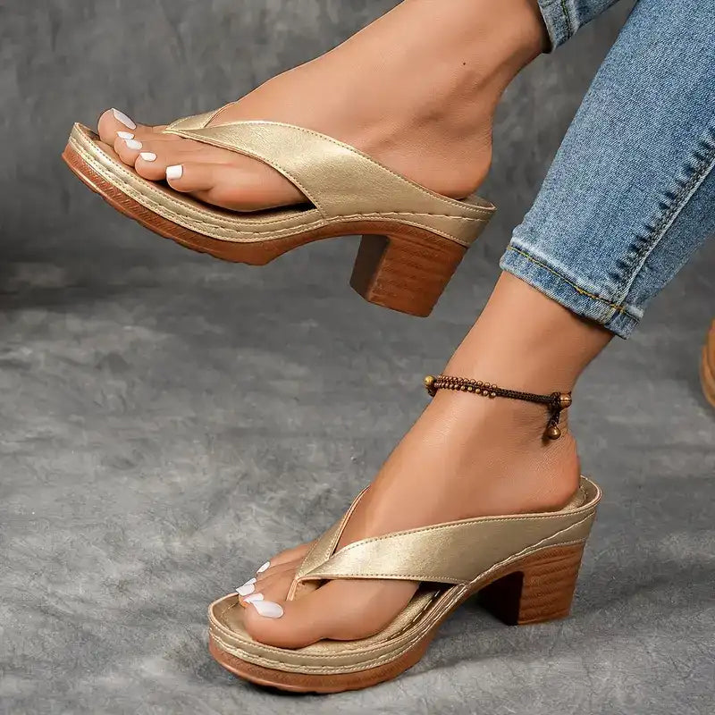 Sandales Élégantes Yasmin en Cuir Souple et Chic