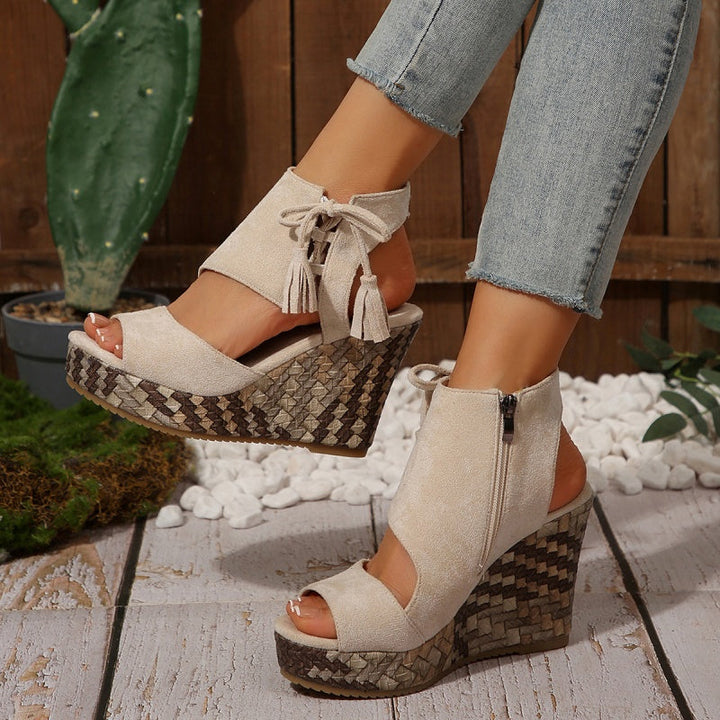 Sandales Marnie en cuir ergonomique – Élégance intemporelle chez Maison Claire et Sylvie