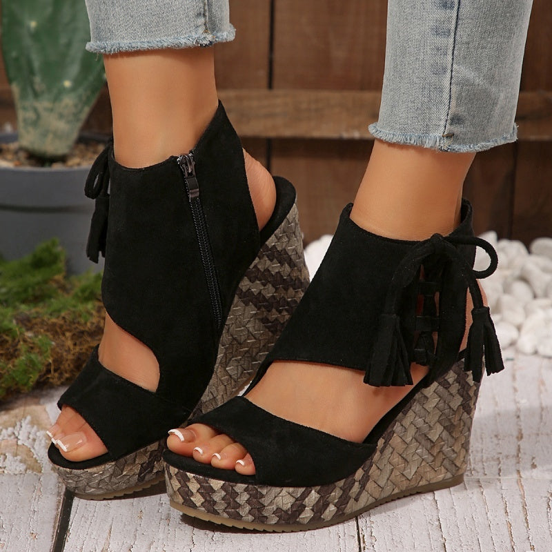 Sandales Marnie en cuir ergonomique – Élégance intemporelle chez Maison Claire et Sylvie