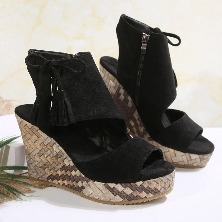 Sandales Marnie en cuir ergonomique – Élégance intemporelle chez Maison Claire et Sylvie