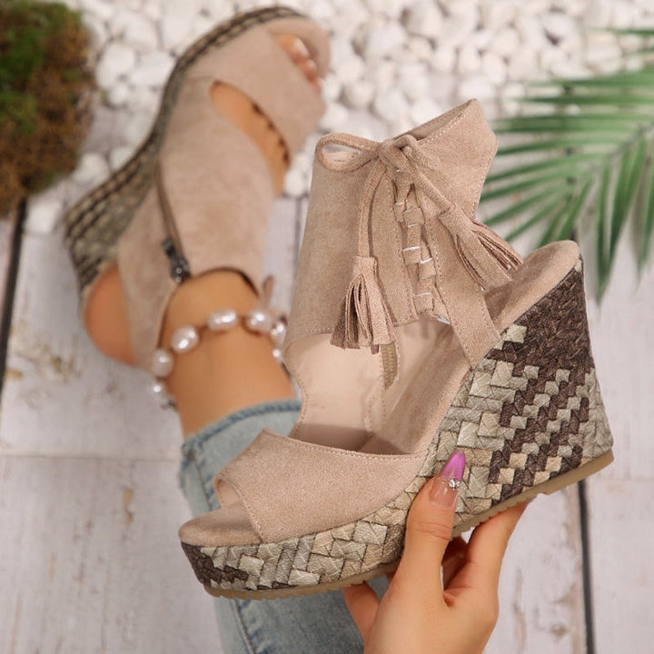 Sandales Marnie en cuir ergonomique – Élégance intemporelle chez Maison Claire et Sylvie