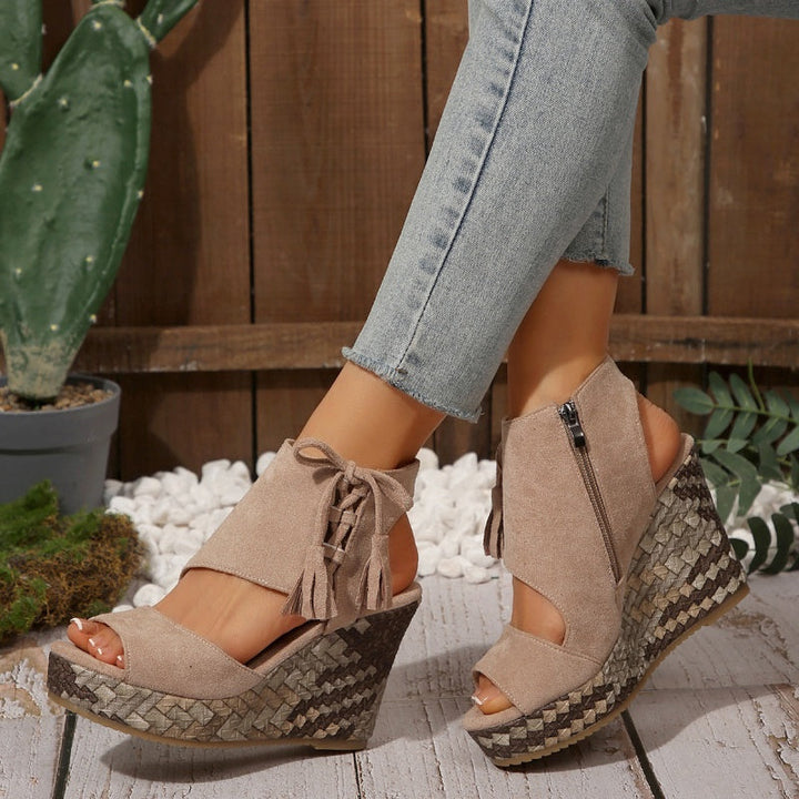 Sandales Marnie en cuir ergonomique – Élégance intemporelle chez Maison Claire et Sylvie