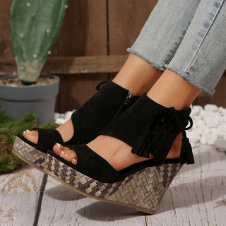 Sandales Marnie en cuir ergonomique – Élégance intemporelle chez Maison Claire et Sylvie