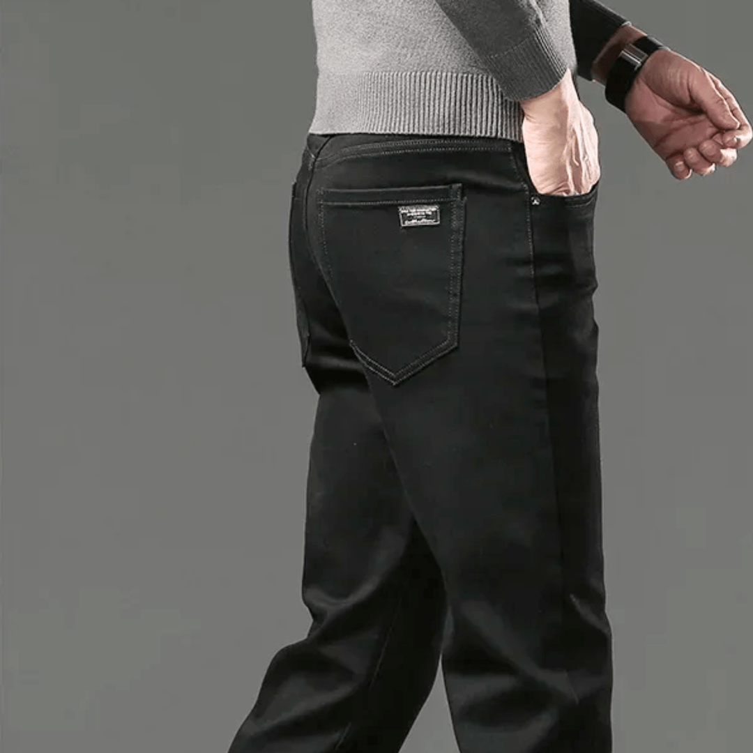 Chaud | PANTALON EN DENIM THERMIQUE